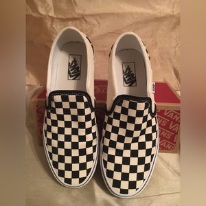 Checkered vans ladies size 9.5